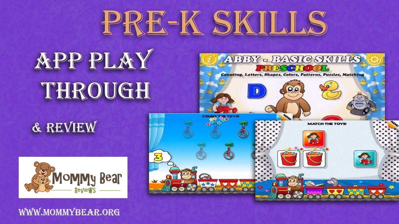 Pre-K Basic Skills App Play & Review