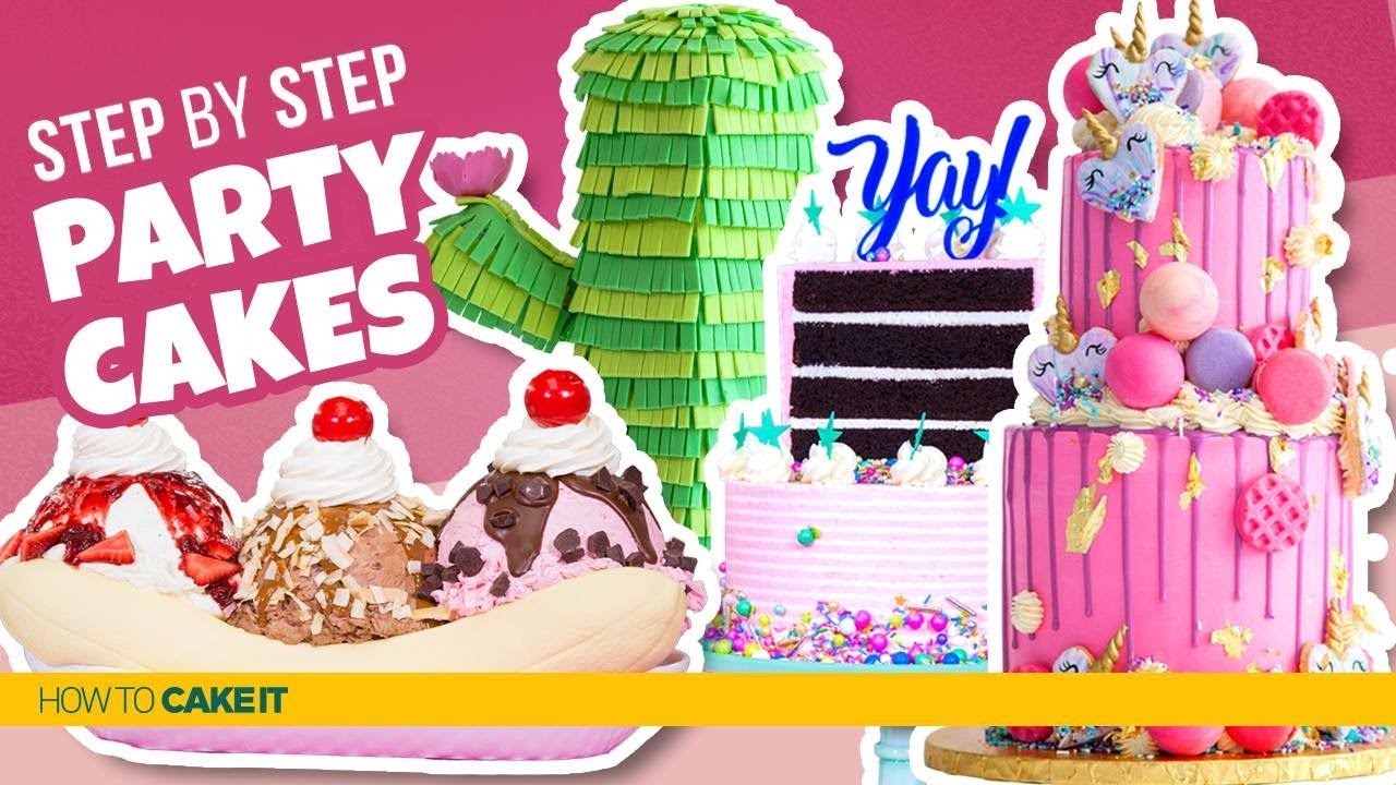 4 Perfect PARTY CAKES! | Compilation | How To Cake It