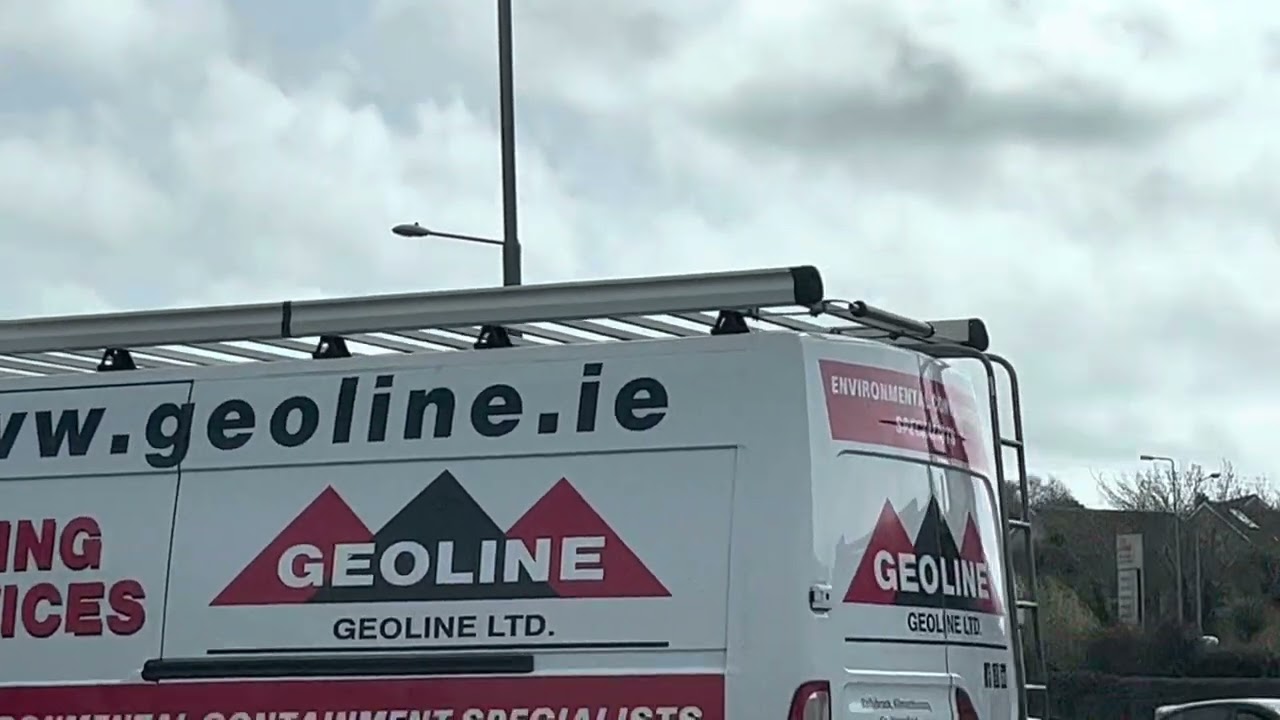 Flying high an Irish Flag 