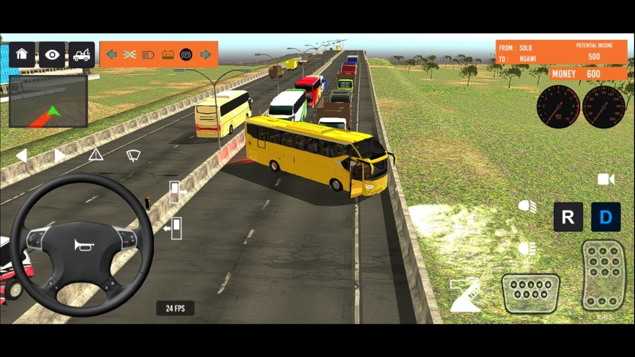 Euro Coach bus Simulator 🔥|| New Coach bus Simulator Indonesia 🧑‍✈️|| Android Gamesplay Part#4