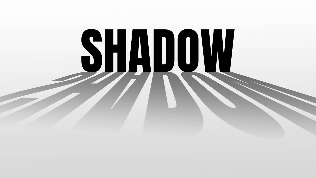 Perspective Shadow Text Effect in Photopea