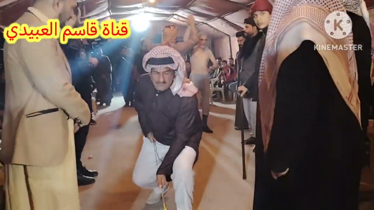 المداح ميسر الحيالي في كركوك ضرب احراب