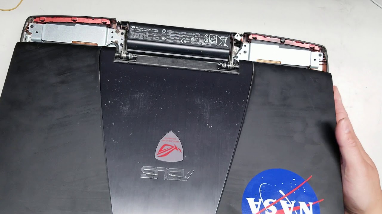 ASUS G751J Disassembly SSD RAM Hard Drive Upgrade Repair
