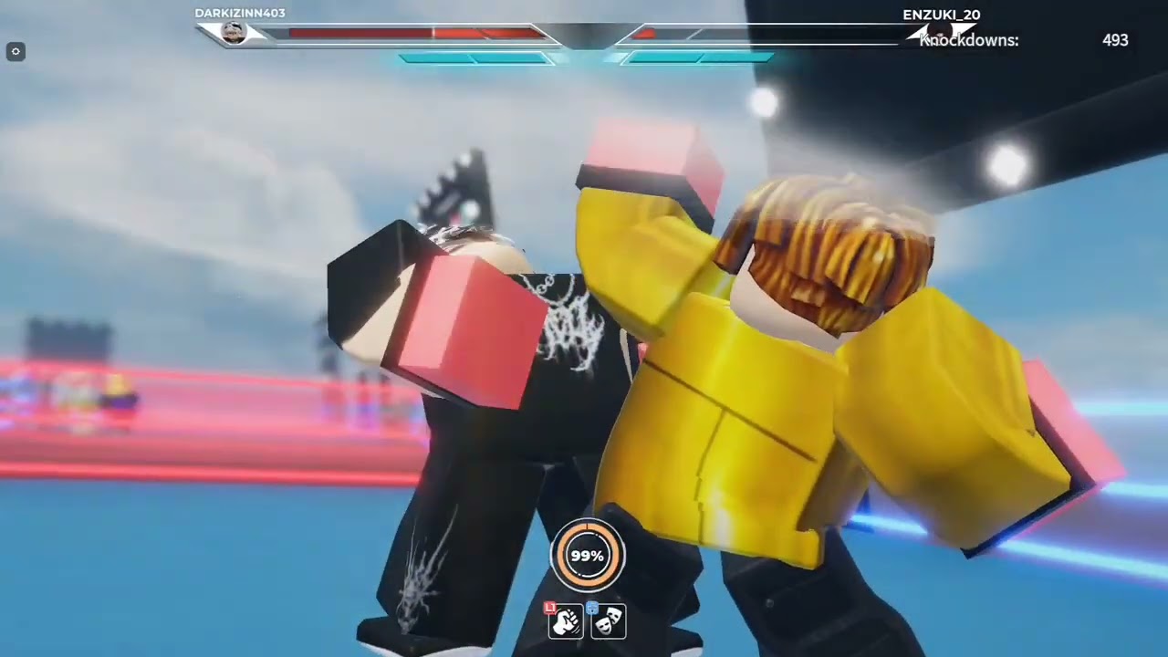 Jogando mais uma partida de UBG ( UNTITLED BOXING GAME)