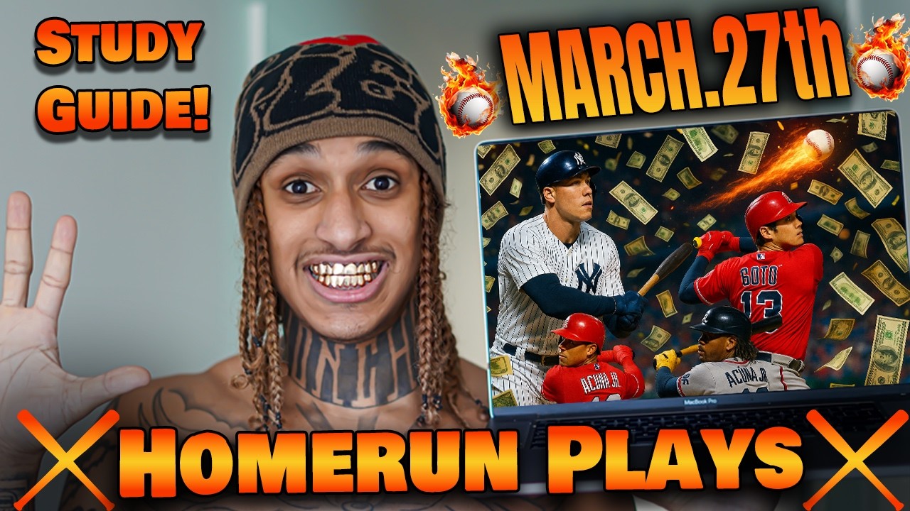 Best HOMERUN picks for March 27 2026!