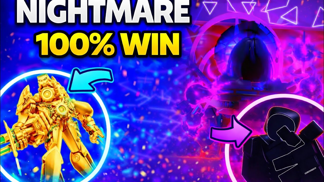 the NEW EASIEST way to beat chapter 8 nightmare (SKIBI DEFENCE) 