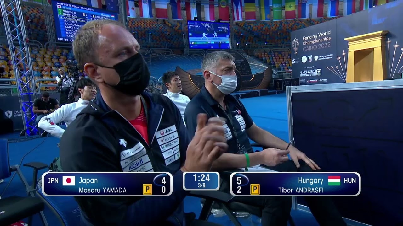 2022 248 P3 01 M E Team Cairo EGY CHM PODIUM JAPAN JPN vs HUNGARY HUN