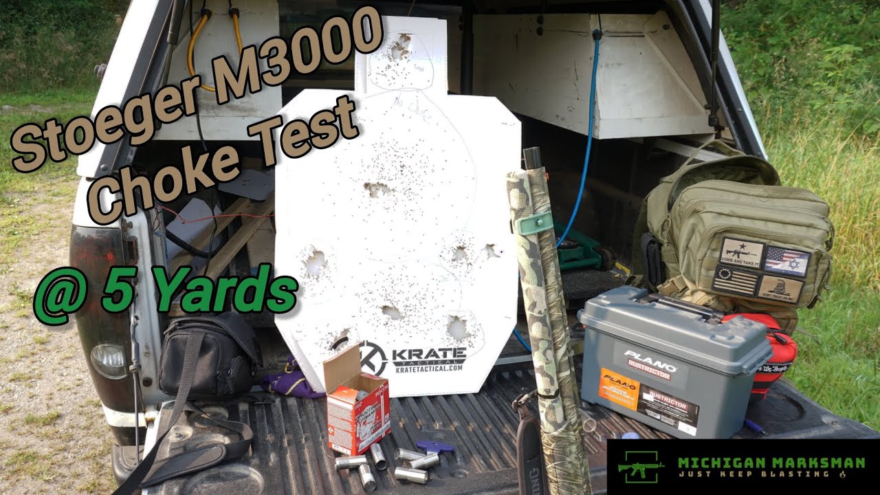 Stoeger M3000 Choke Test -- #8 Shot