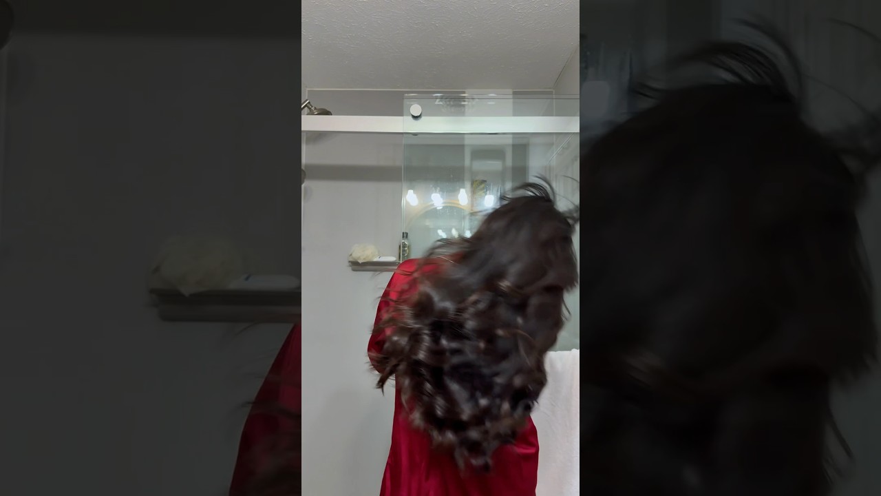 RIZOS SUELTOS EN 10 MINUTOS #rizossinfrizz #rizosnaturales #curls #ondasconplancha #cabello #curls