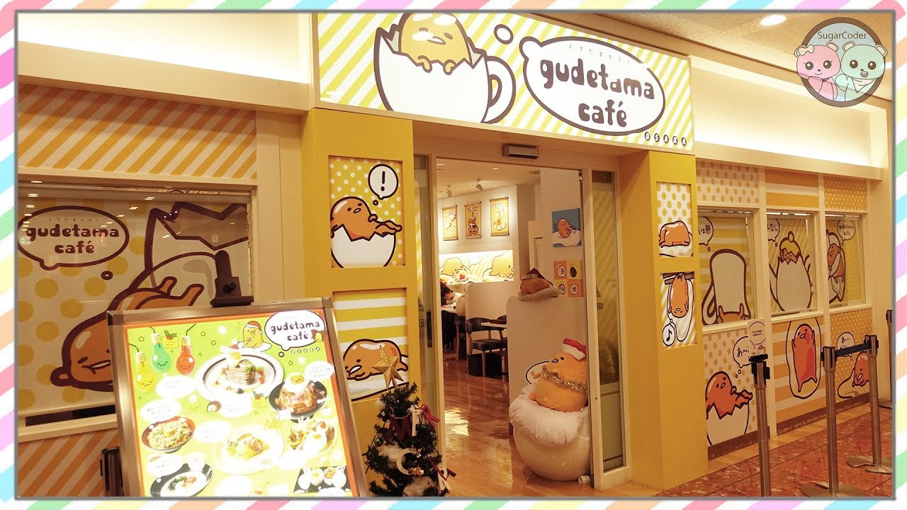 GUDETAMA CAFE, KAWAII CHARACTER CAFE IN OSAKA JAPAN 🌸 TRAVEL IDEAS