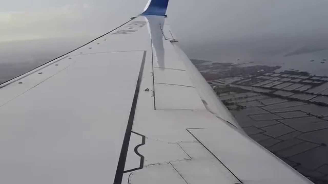 Batik Air B 737-900 Landing in Jakarta.