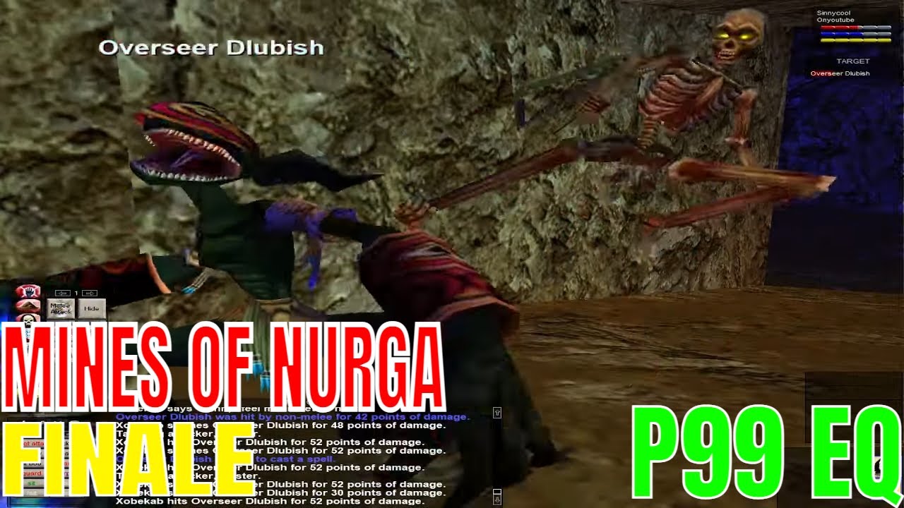 Mines of Nurga part 2 finale / EVERQUEST P99 (project 1999) green / Exploring Kunark (Part 12) NECRO