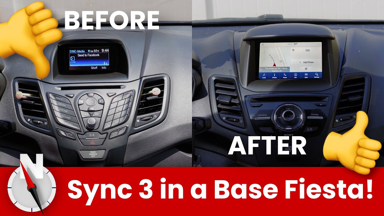 Обновление Sync 3 для базовой версии Ford Fiesta MK7 2015-2019