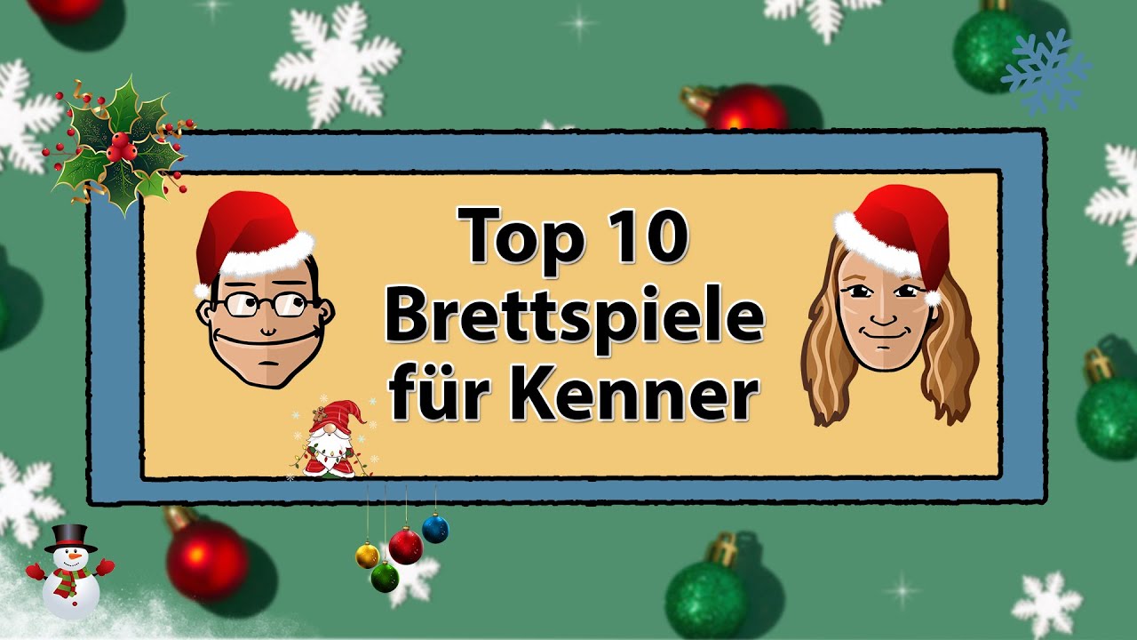 Top 10 Brettspiele f&uuml;r Kenner  &ndash;Weihnachten 2022  &ndash; Brettspiele