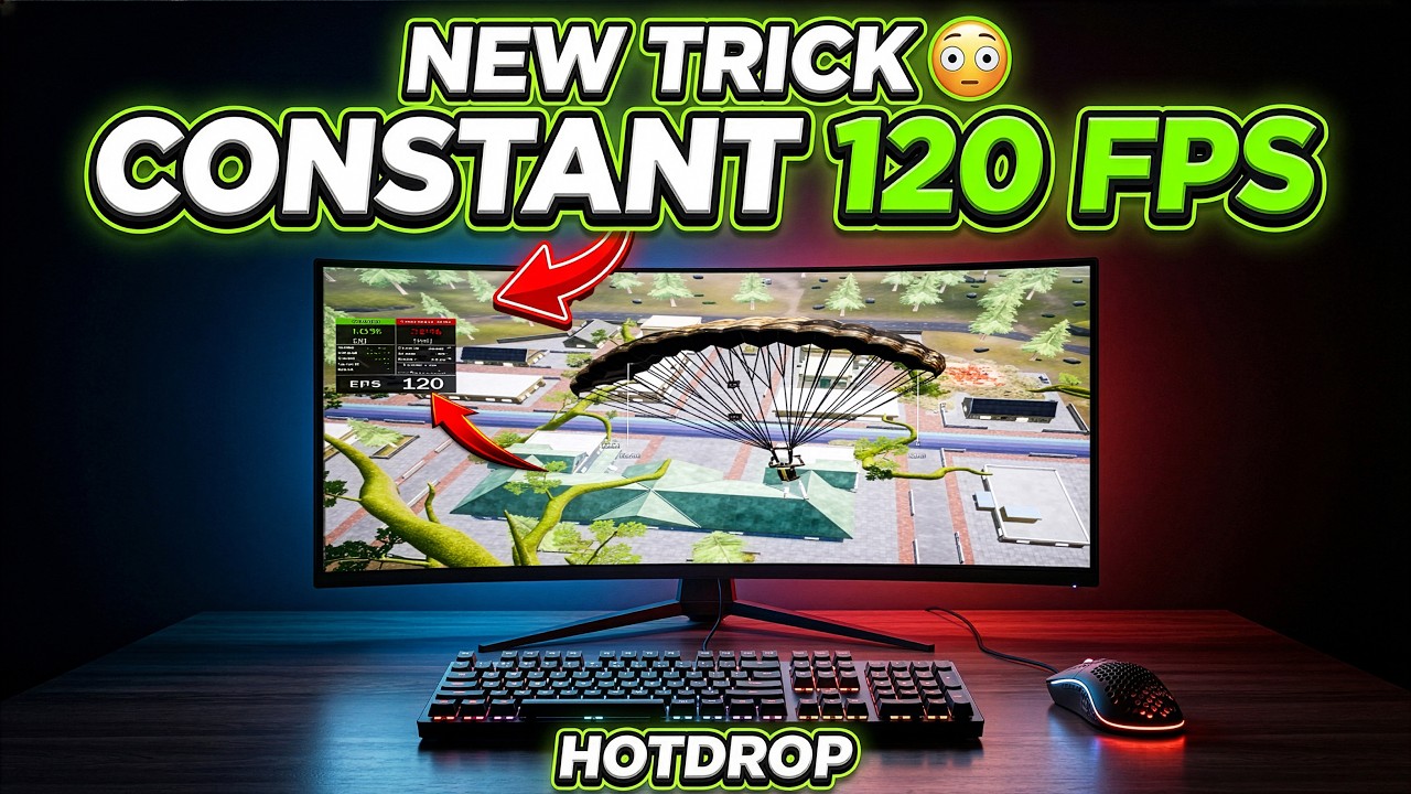 I Found a New Trick 😳 PUBG Mobile PC Became SUPER SMOOTH! i7 4th Gen + GTX 1070 | 1v4 Hotdrop Proof
