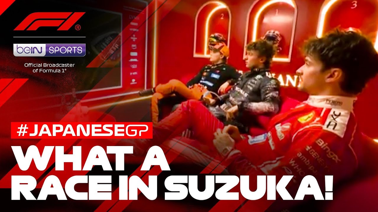 Reactions from the post-race cooldown room! | Formula 1 Japanese Grand Prix 2026