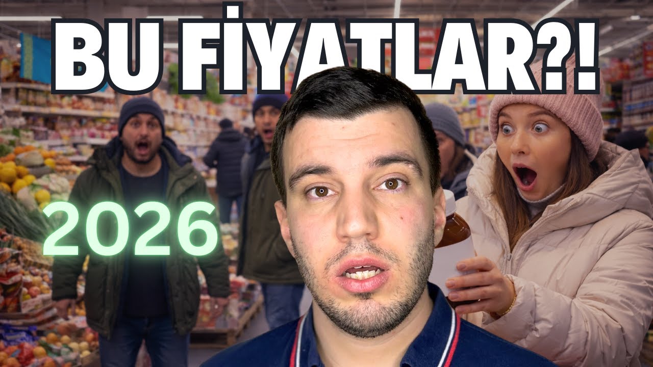 2026'YA GİRERKEN KAZAKİSTAN'DA MARKET FİYATLARI