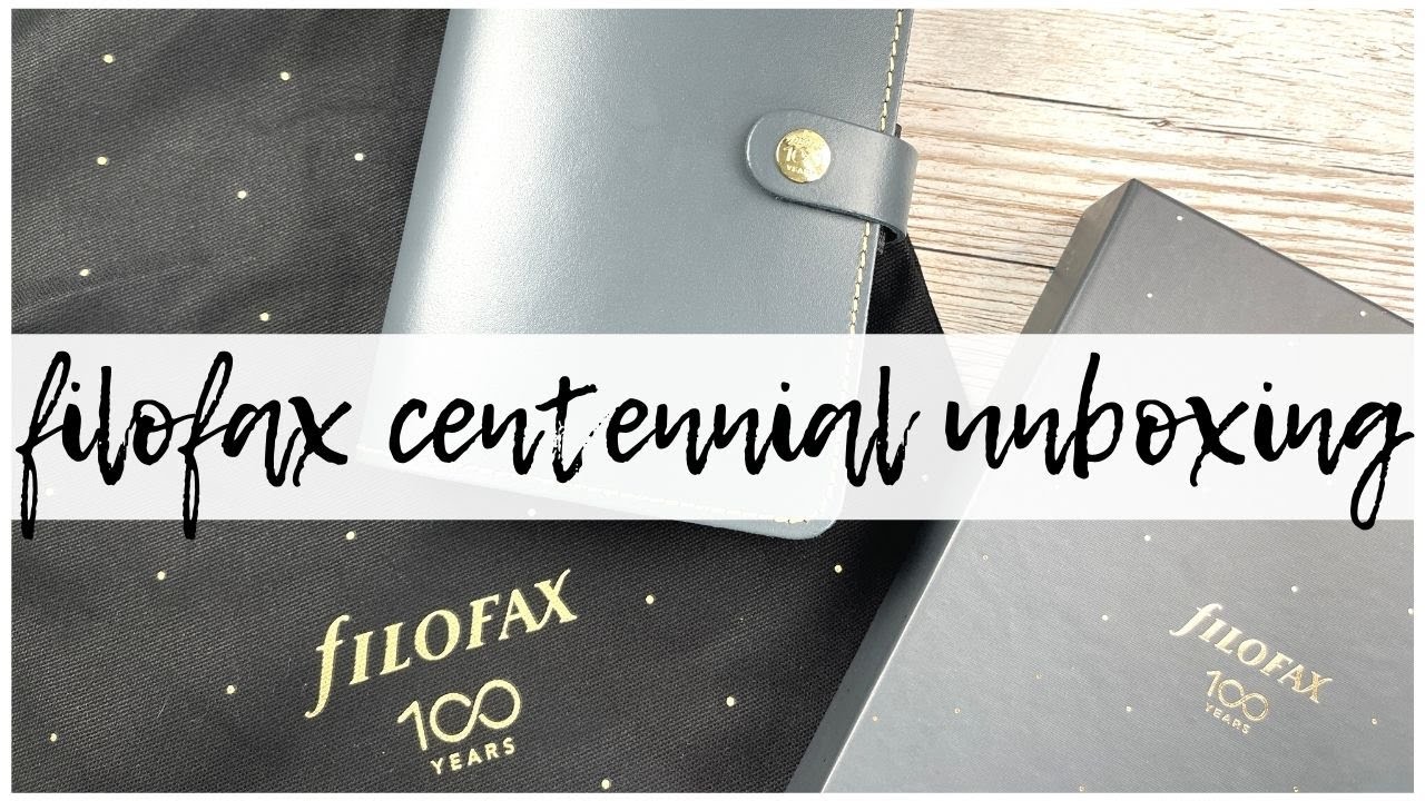 Filofax Centennial Edition Unboxing | Personal Planner in Charcoal | ms.paperlover | 2021