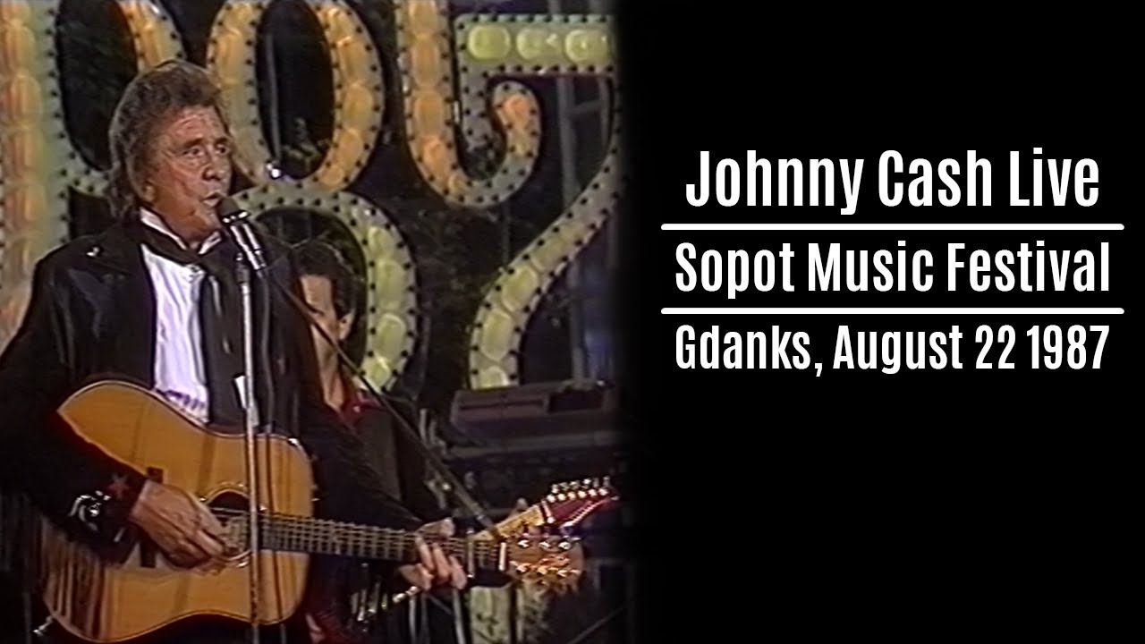 Johnny Cash Live at the Sopot Music Festival | Poland Gdansk, August 22 1987 | Remastered
