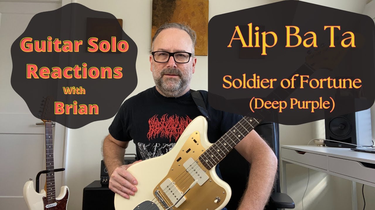 GUITAR SOLO REACTIONS - ALIP BA TA - Soldier of Fortune #alipbata #alipbatarection #deeppurple