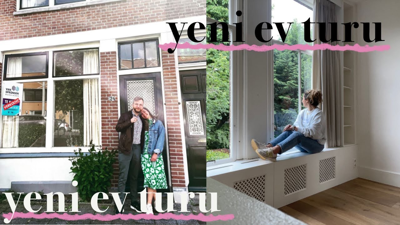 YENİ EVİMİZİN BOŞ HALİNE BUYRUNUZ 🏡HOLLANDA'DA EV TURU