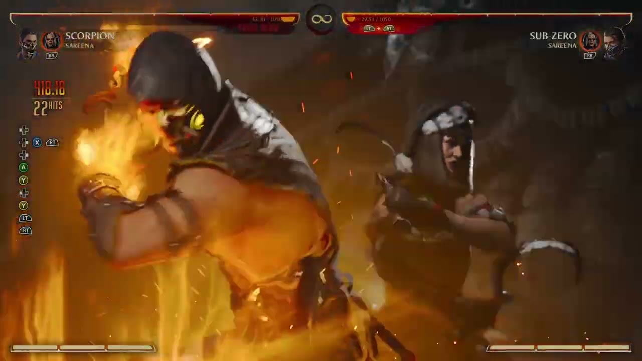 Mortal Kombat 1 Scorpion Fatal Blow Kombo 