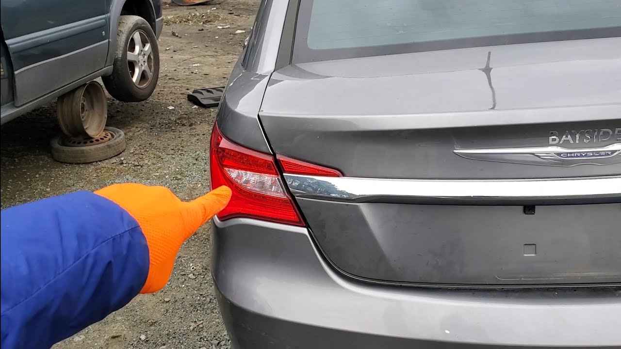 2013 Chrysler 200 - How to Change Reverse Light Bulb, Brake Light LED assembly