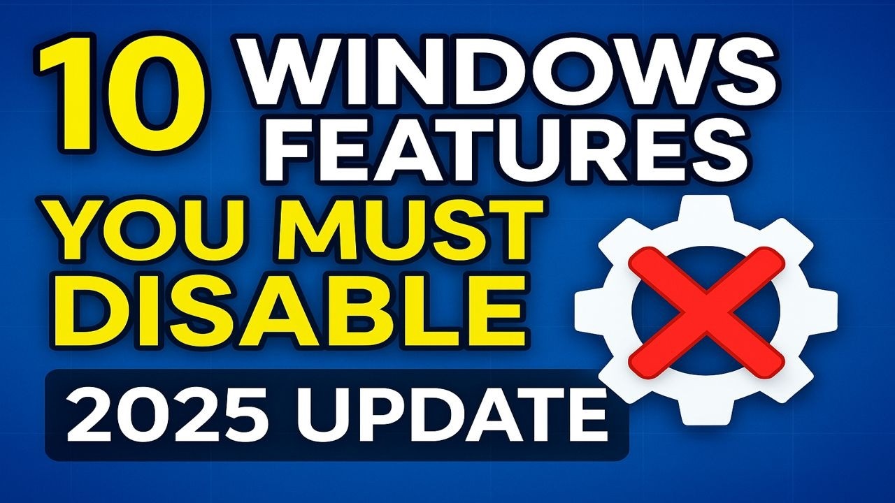 10 параметров Windows, которые ОБЯЗАТЕЛЬНО нужно отключить прямо сейчас (ОБНОВЛЕНИЕ 2025 ГОДА)