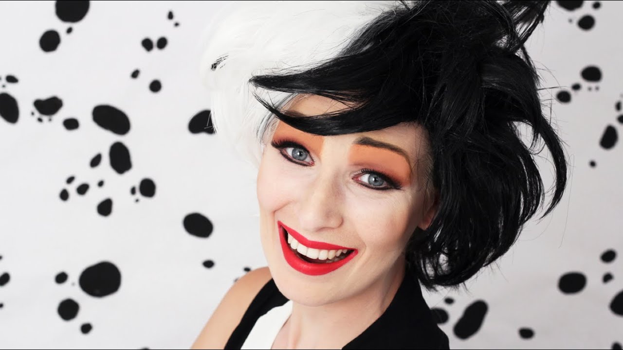 CRUELLA DE VIL I 101 DALMATIANS - MAKEUP TUTORIAL