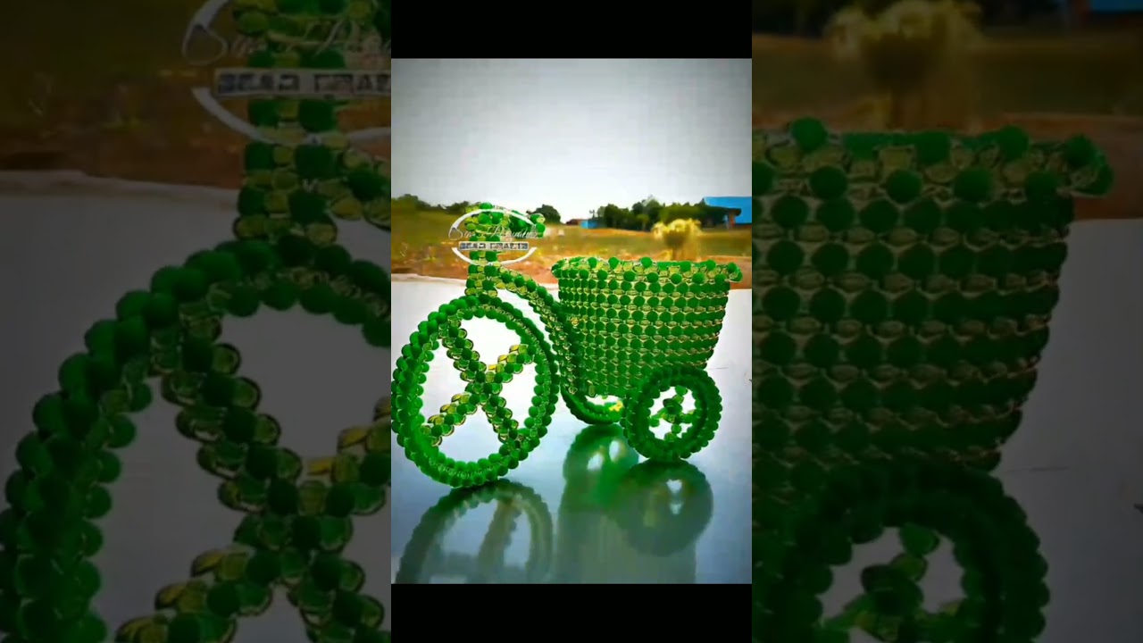 Basket bike beaded #shorts