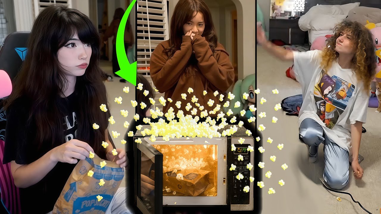 Popcorn Drama &mdash; Эмиру, Цинна и Бонни теряют контроль #cinnabrit #cinna #emiru #twitchclips #twitch