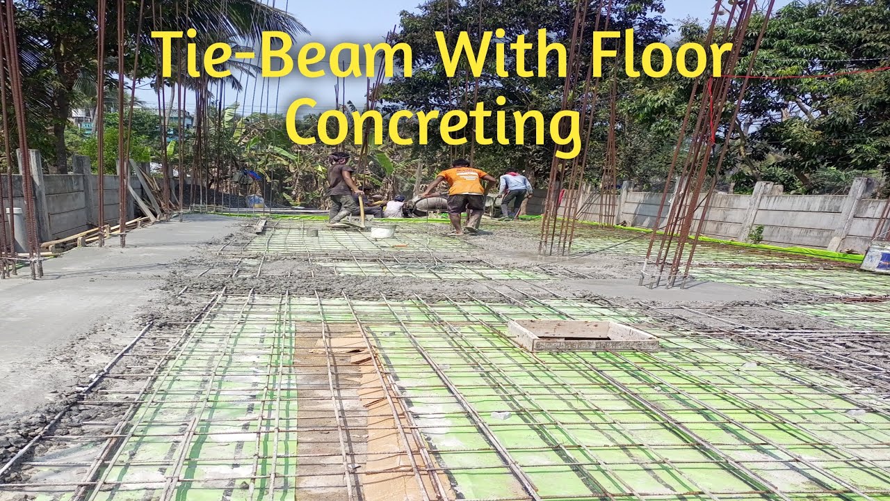 Tie-Beam With Floor Concreting: