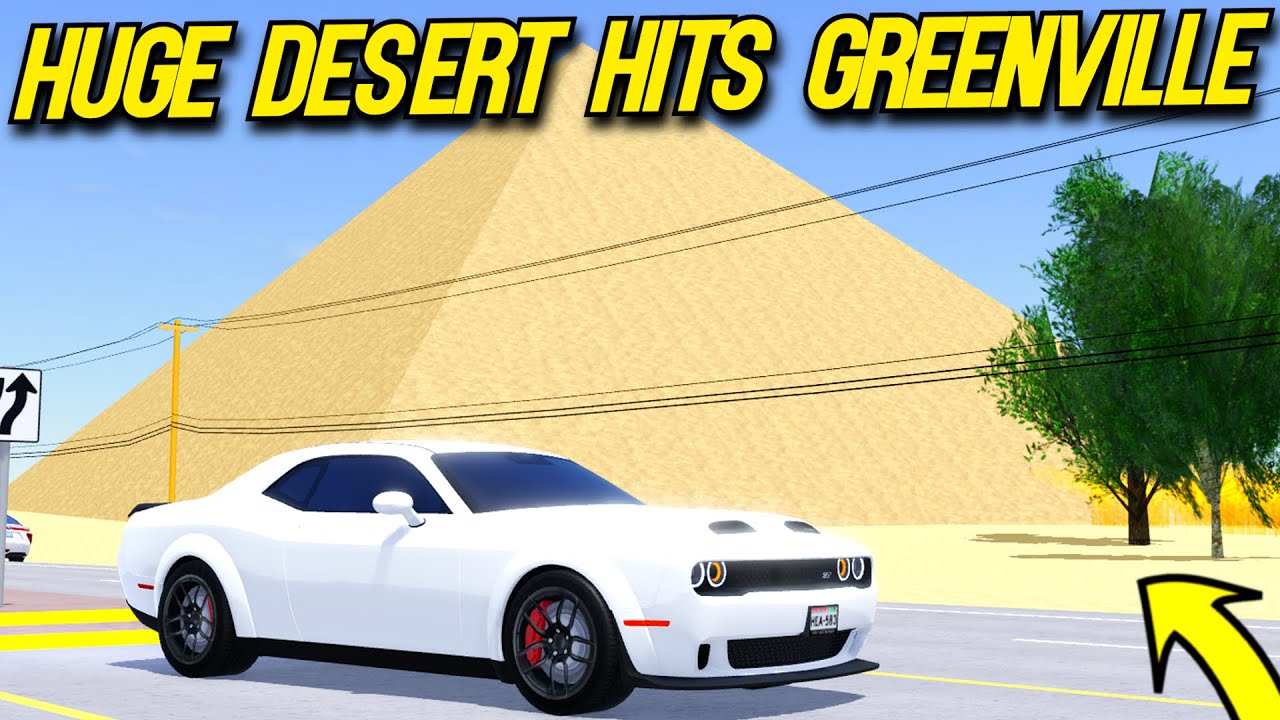 HUGE DESERT WITH SAND & PYRAMIDS IN GREENVILLE!