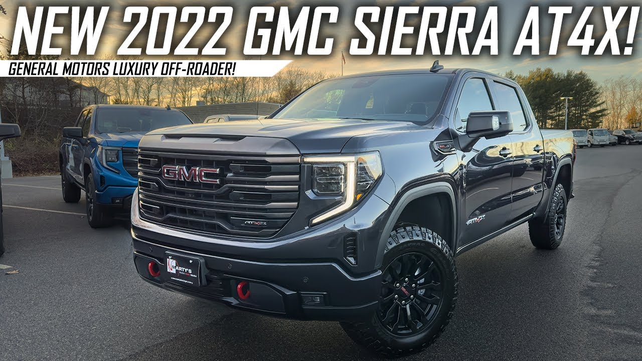 Новый GMC Sierra AT4X 2022 года | Роскошный внедорожник от General Motors!