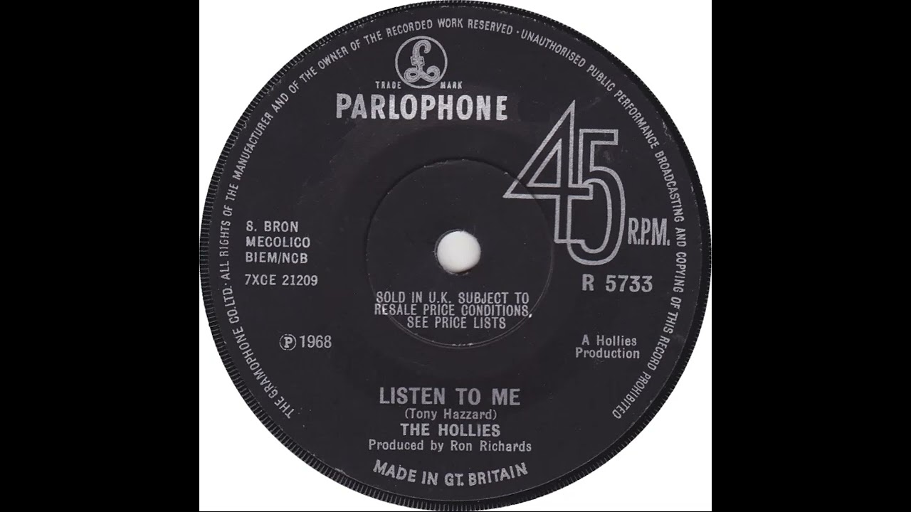 (19a) Hollies - Listen To Me