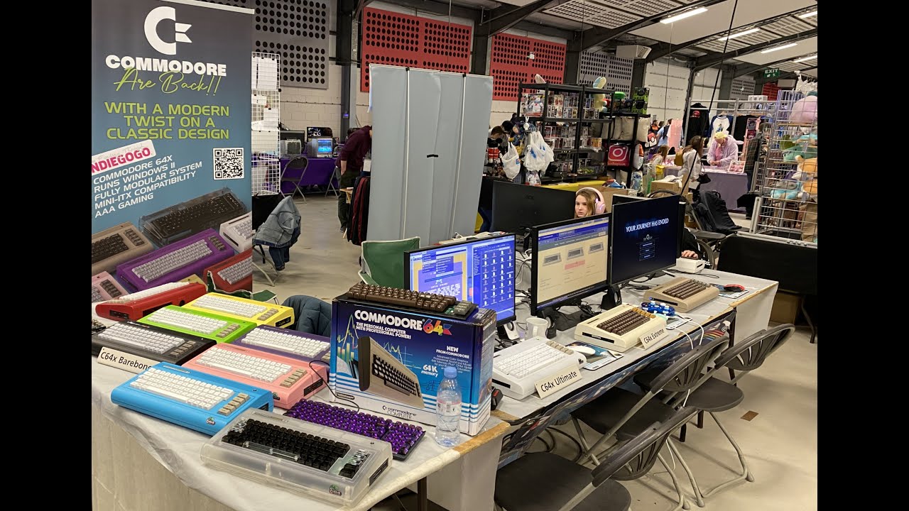 All Commodore 64x models on show at OLL23
