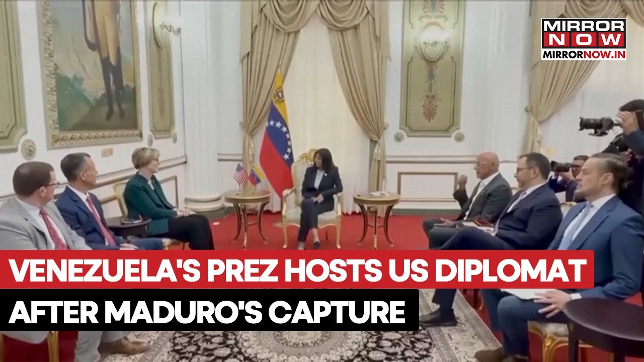 Venezuela's Acting President Delcy Rodríguez Hosts US Envoy Laura Dogu To Mend Diplomatic Ties
