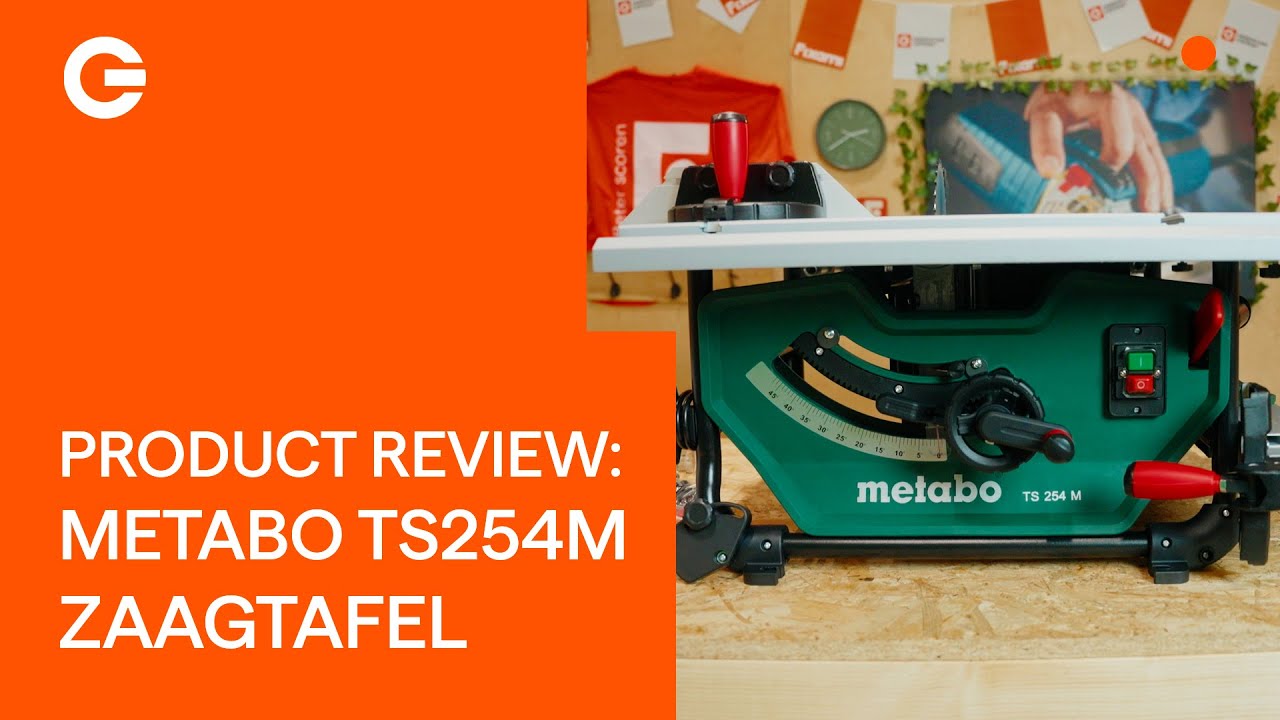 Product Review: Metabo TS254M Zaagtafel | Gereedschapcentrum