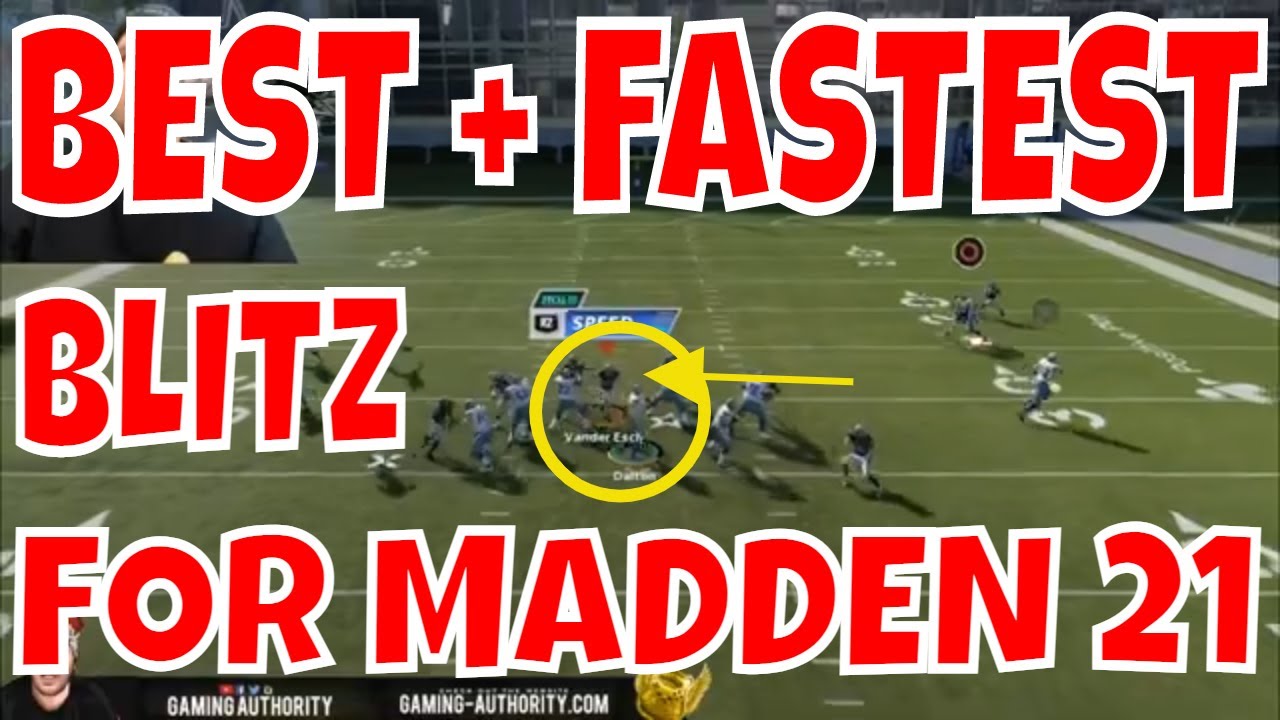 Madden 21 NANO - this is the BEST and FASTEST Blitz in Madden 21! Overpowered Defensive Scheme! 🔥