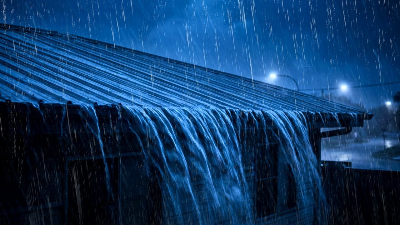 for Meditation | Version 689 Relaxing Rain and Thunder All Night Long ⛈️