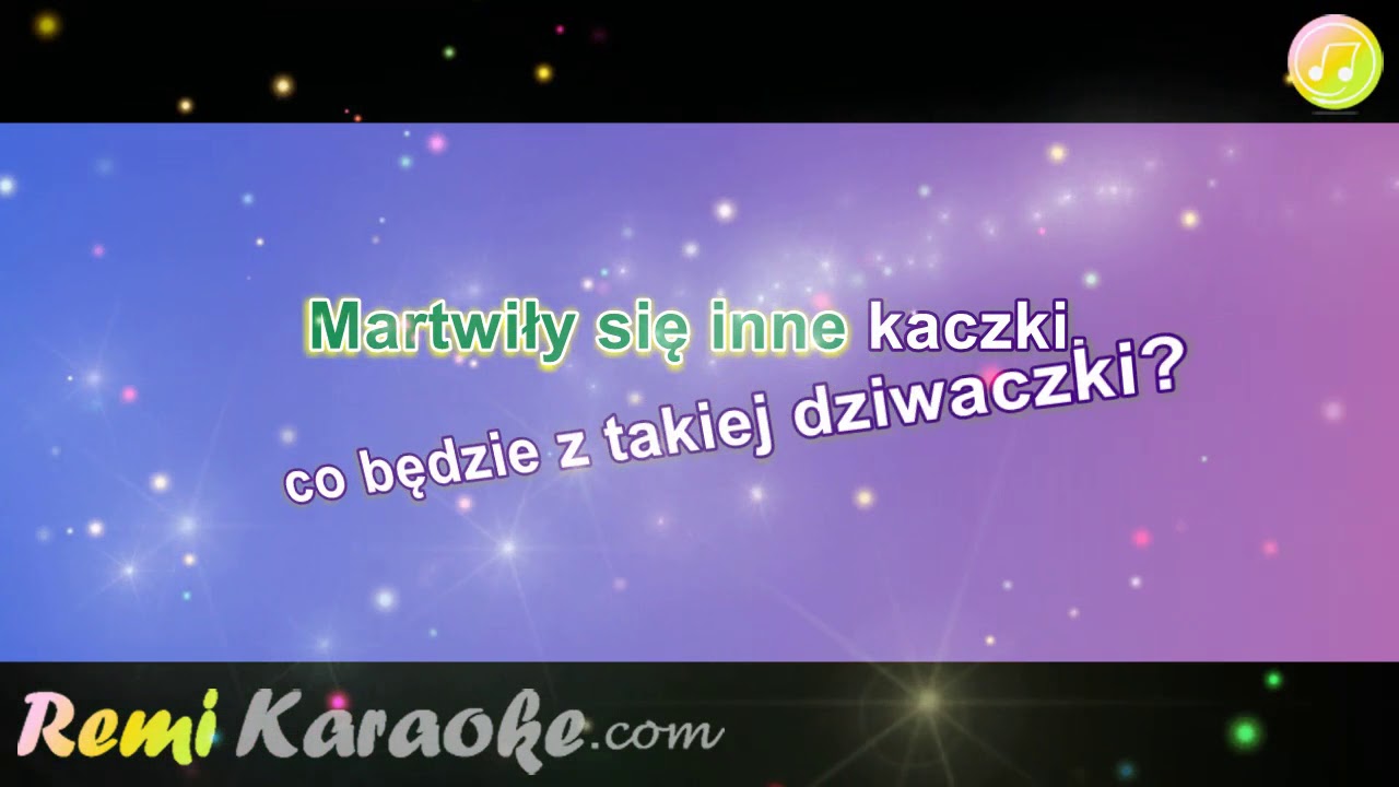 Fasolki - Kaczka Dziwaczka (karaoke - RemiKaraoke.com)