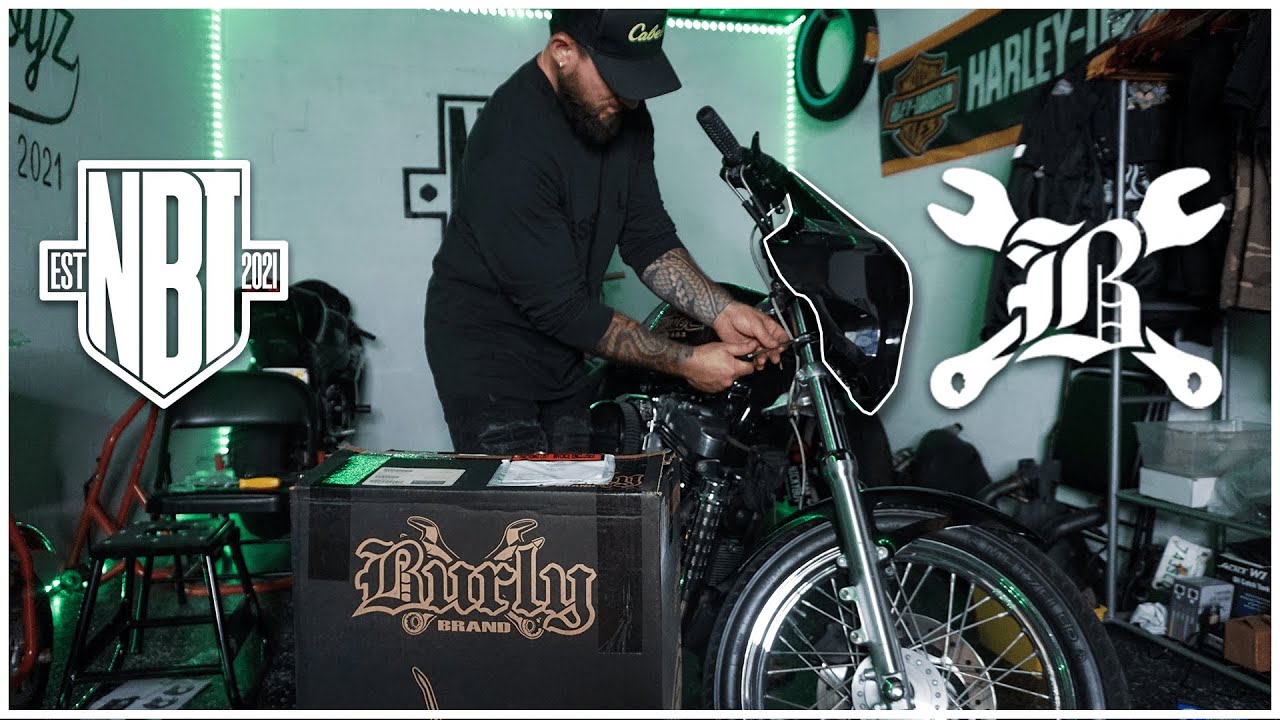 How to install a Burly Brand Fairing on a Sportster XL