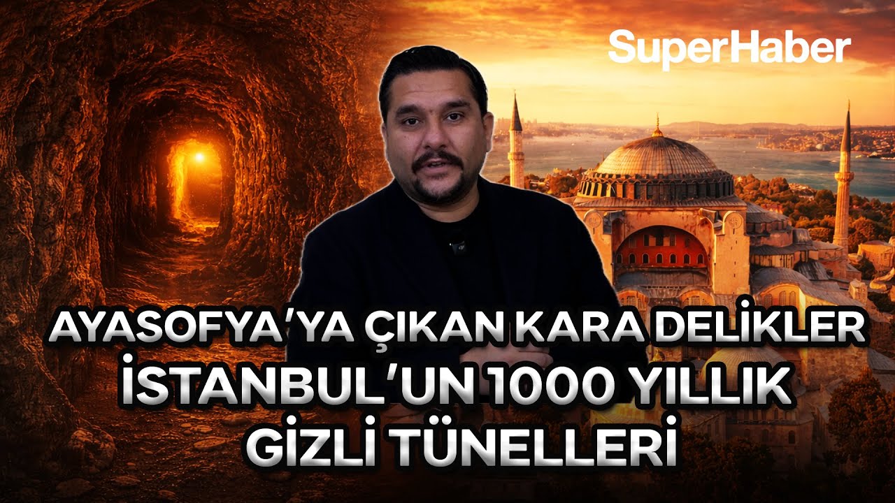 Ayasofya'ya çıkan kara delikler! İstanbul'un 1000 yıllık gizli tünellerini Koray Kamacı anlattı!