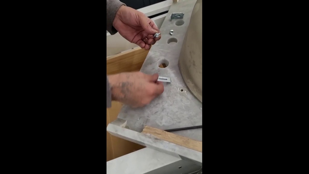 Ariel Vanity Sink Installation &ndash; Old Version (For Reference Only)