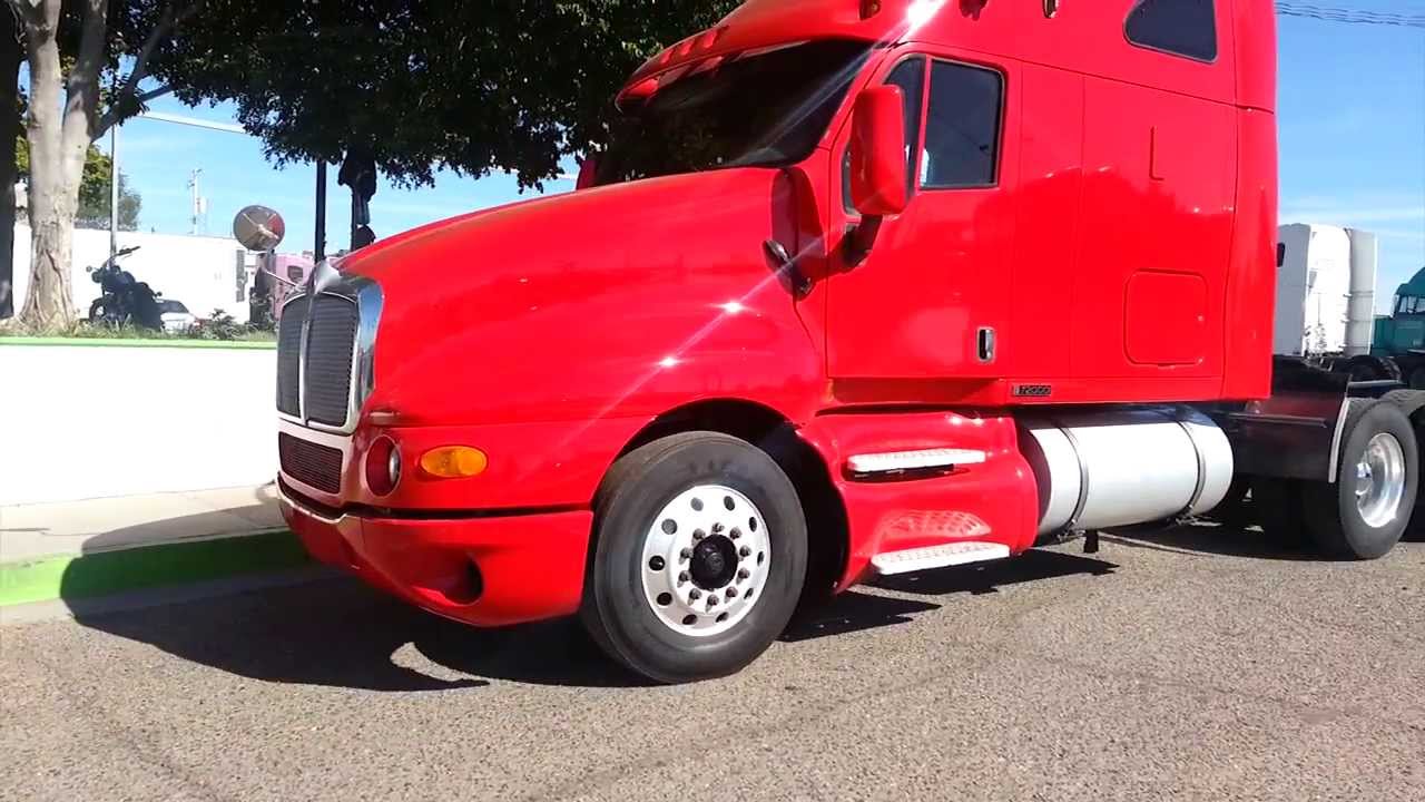 Tractocamion en Venta Kenworth T2000 Rojo www.DERECHATRUCKS.com