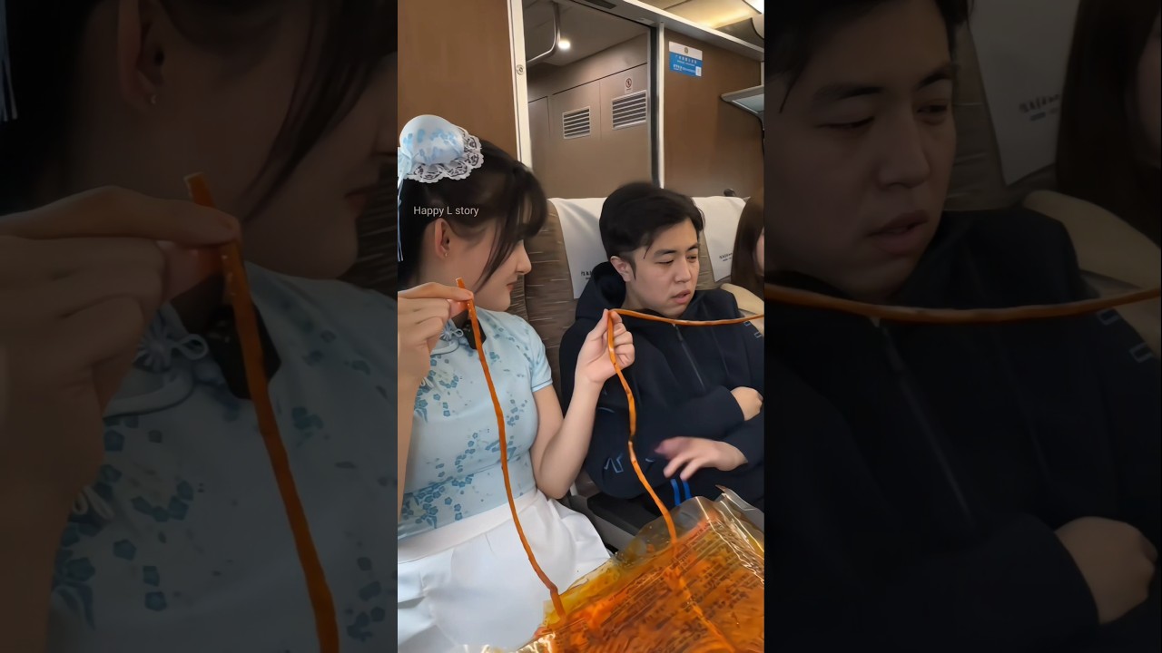 Passing Snacks Like a Rope in the Train 😂 | Funny Travel Story