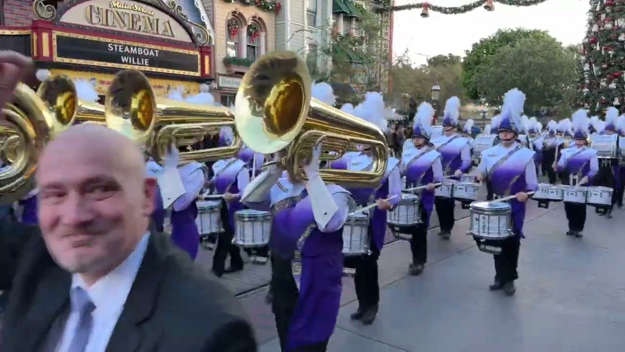 West Chester University Marching Band at Disneyland