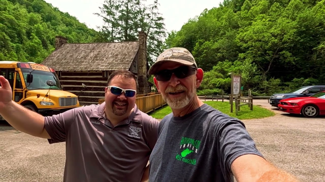 Exploring with Devil Anse Hatfield's Great grandson & Niece part 2 - Hog Trial cabin - Cemetery