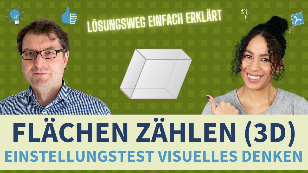 Flächen zählen (3D) | Visuelles Denken & Räumliches Vorstellungsvermögen trainieren #lernen