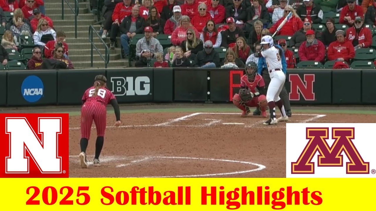 Minnesota vs #21 Nebraska Softball Game Highlights 3 22 2025